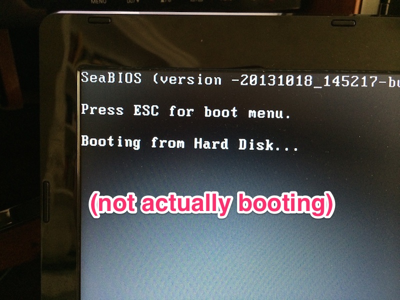 not-booting